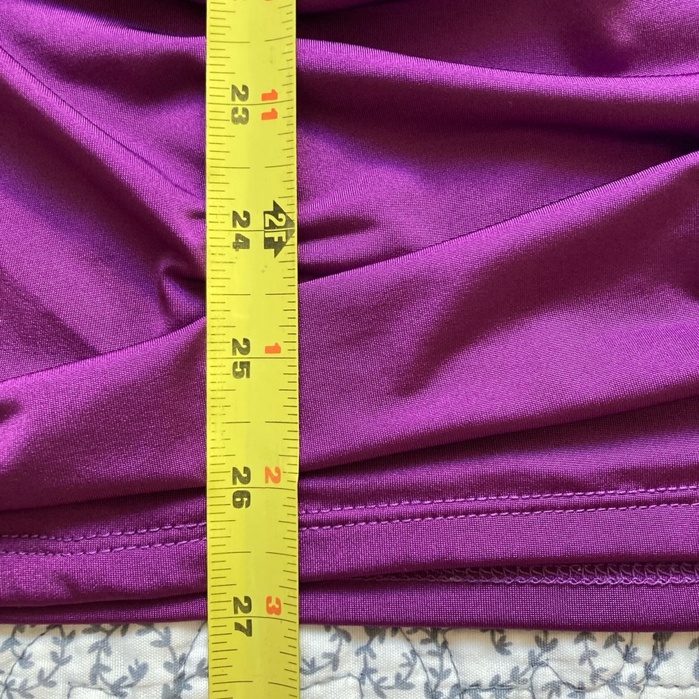 Serena Williams Signature Statement Purple Cowl Neck Top | Size Large | Dressy - Picture 8 of 8